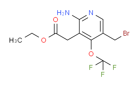 AM19154 | 1804020-20-9 | Ethyl 2-amino-5-(bromomethyl)-4-(trifluoromethoxy)pyridine-3-acetate