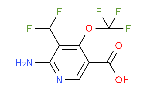 AM191540 | 1804371-84-3 | 2-Amino-3-(difluoromethyl)-4-(trifluoromethoxy)pyridine-5-carboxylic acid