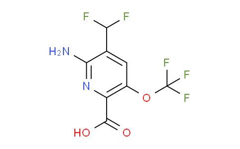 AM191543 | 1806096-75-2 | 2-Amino-3-(difluoromethyl)-5-(trifluoromethoxy)pyridine-6-carboxylic acid