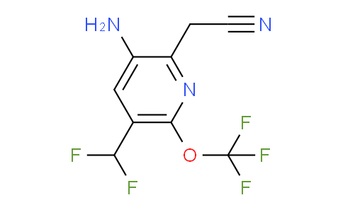 AM191549 | 1806191-43-4 | 3-Amino-5-(difluoromethyl)-6-(trifluoromethoxy)pyridine-2-acetonitrile
