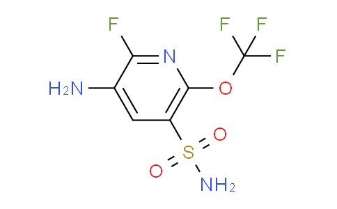 3-Amino-2-fluoro-6-(trifluoromethoxy)pyridine-5-sulfonamide