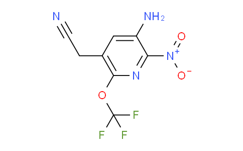 3-Amino-2-nitro-6-(trifluoromethoxy)pyridine-5-acetonitrile