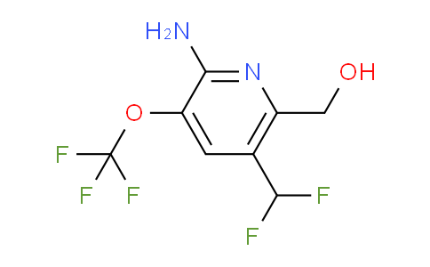 AM191569 | 1804602-87-6 | 2-Amino-5-(difluoromethyl)-3-(trifluoromethoxy)pyridine-6-methanol