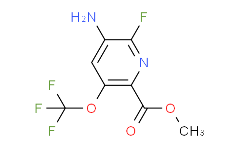 AM191606 | 1804588-34-8 | Methyl 3-amino-2-fluoro-5-(trifluoromethoxy)pyridine-6-carboxylate
