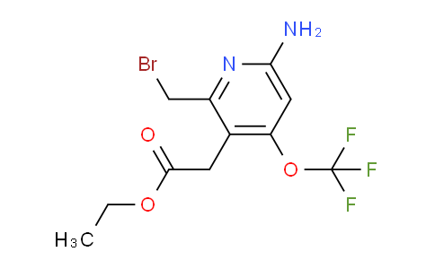 AM19161 | 1803658-12-9 | Ethyl 6-amino-2-(bromomethyl)-4-(trifluoromethoxy)pyridine-3-acetate