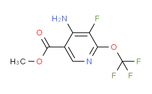 AM191620 | 1804019-86-0 | Methyl 4-amino-3-fluoro-2-(trifluoromethoxy)pyridine-5-carboxylate
