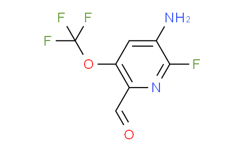 AM191626 | 1804537-02-7 | 3-Amino-2-fluoro-5-(trifluoromethoxy)pyridine-6-carboxaldehyde