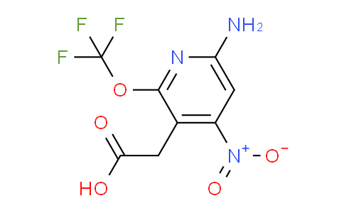 6-Amino-4-nitro-2-(trifluoromethoxy)pyridine-3-acetic acid