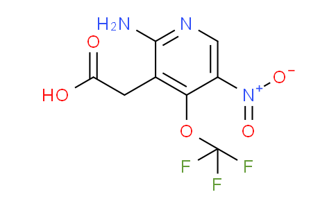 2-Amino-5-nitro-4-(trifluoromethoxy)pyridine-3-acetic acid