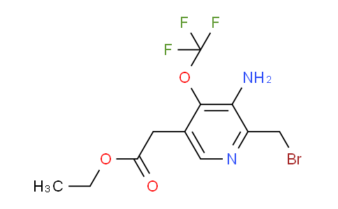 AM19164 | 1806104-23-3 | Ethyl 3-amino-2-(bromomethyl)-4-(trifluoromethoxy)pyridine-5-acetate
