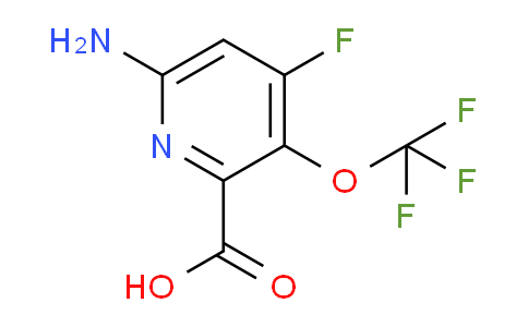 AM191651 | 1804522-53-9 | 6-Amino-4-fluoro-3-(trifluoromethoxy)pyridine-2-carboxylic acid