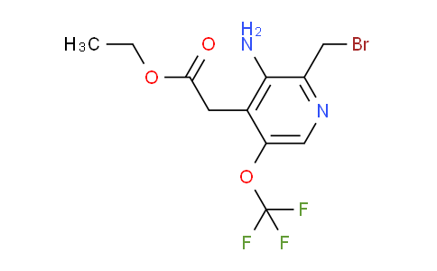 AM19166 | 1804020-52-7 | Ethyl 3-amino-2-(bromomethyl)-5-(trifluoromethoxy)pyridine-4-acetate