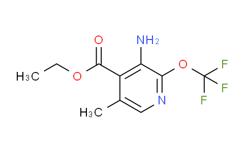 Ethyl 3-amino-5-methyl-2-(trifluoromethoxy)pyridine-4-carboxylate