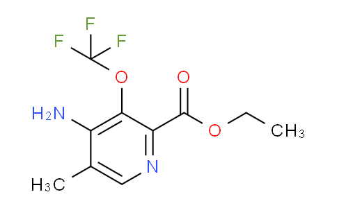 AM191685 | 1803984-43-1 | Ethyl 4-amino-5-methyl-3-(trifluoromethoxy)pyridine-2-carboxylate