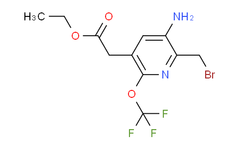 AM19169 | 1804584-12-0 | Ethyl 3-amino-2-(bromomethyl)-6-(trifluoromethoxy)pyridine-5-acetate