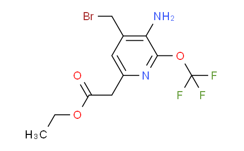 AM19171 | 1804534-21-1 | Ethyl 3-amino-4-(bromomethyl)-2-(trifluoromethoxy)pyridine-6-acetate