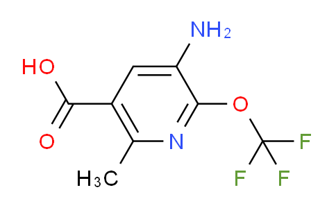 AM191737 | 1804527-60-3 | 3-Amino-6-methyl-2-(trifluoromethoxy)pyridine-5-carboxylic acid