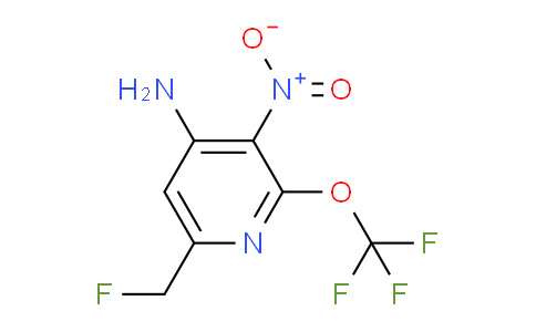 4-Amino-6-(fluoromethyl)-3-nitro-2-(trifluoromethoxy)pyridine