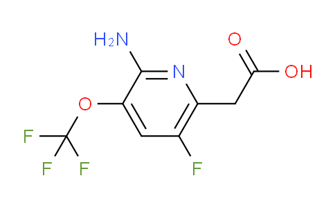 2-Amino-5-fluoro-3-(trifluoromethoxy)pyridine-6-acetic acid