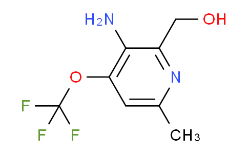 3-Amino-6-methyl-4-(trifluoromethoxy)pyridine-2-methanol