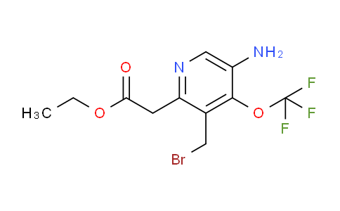 AM19179 | 1803658-21-0 | Ethyl 5-amino-3-(bromomethyl)-4-(trifluoromethoxy)pyridine-2-acetate