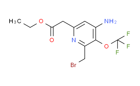 AM19183 | 1804470-63-0 | Ethyl 4-amino-2-(bromomethyl)-3-(trifluoromethoxy)pyridine-6-acetate