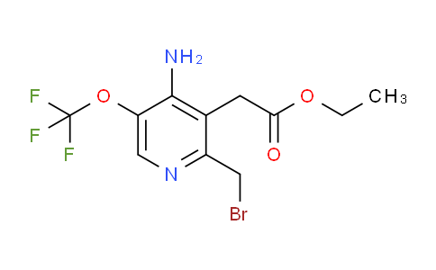 AM19184 | 1804020-83-4 | Ethyl 4-amino-2-(bromomethyl)-5-(trifluoromethoxy)pyridine-3-acetate