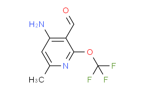 4-Amino-6-methyl-2-(trifluoromethoxy)pyridine-3-carboxaldehyde