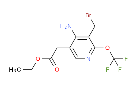 AM19188 | 1806232-87-0 | Ethyl 4-amino-3-(bromomethyl)-2-(trifluoromethoxy)pyridine-5-acetate