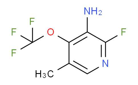 3-Amino-2-fluoro-5-methyl-4-(trifluoromethoxy)pyridine