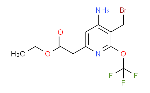 AM19189 | 1803653-41-9 | Ethyl 4-amino-3-(bromomethyl)-2-(trifluoromethoxy)pyridine-6-acetate