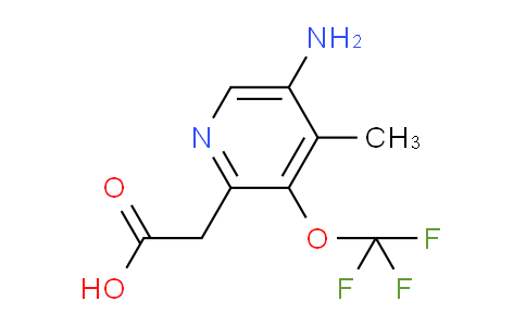 AM191891 | 1806096-83-2 | 5-Amino-4-methyl-3-(trifluoromethoxy)pyridine-2-acetic acid