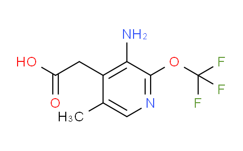 3-Amino-5-methyl-2-(trifluoromethoxy)pyridine-4-acetic acid