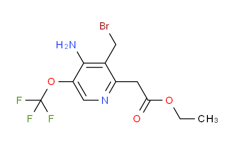 AM19190 | 1806131-71-4 | Ethyl 4-amino-3-(bromomethyl)-5-(trifluoromethoxy)pyridine-2-acetate
