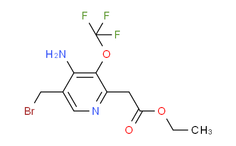 AM19191 | 1804540-53-1 | Ethyl 4-amino-5-(bromomethyl)-3-(trifluoromethoxy)pyridine-2-acetate