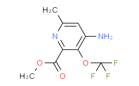 AM191911 | 1804588-96-2 | Methyl 4-amino-6-methyl-3-(trifluoromethoxy)pyridine-2-carboxylate