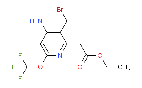 AM19192 | 1804470-82-3 | Ethyl 4-amino-3-(bromomethyl)-6-(trifluoromethoxy)pyridine-2-acetate