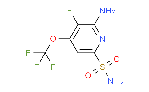 2-Amino-3-fluoro-4-(trifluoromethoxy)pyridine-6-sulfonamide