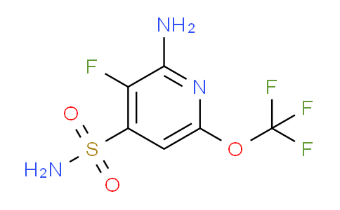 2-Amino-3-fluoro-6-(trifluoromethoxy)pyridine-4-sulfonamide
