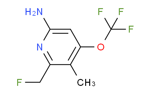 6-Amino-2-(fluoromethyl)-3-methyl-4-(trifluoromethoxy)pyridine
