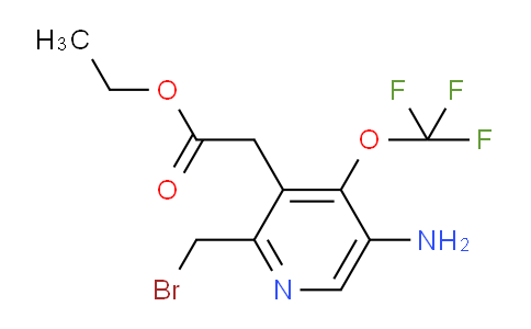 AM19196 | 1804534-37-9 | Ethyl 5-amino-2-(bromomethyl)-4-(trifluoromethoxy)pyridine-3-acetate