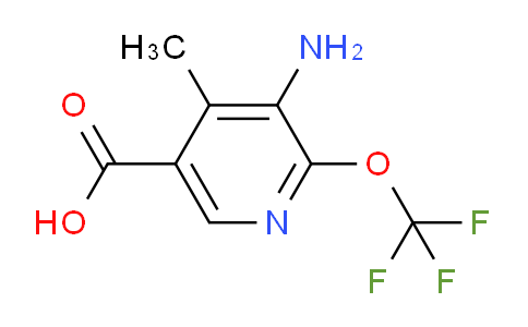 AM191965 | 1803938-65-9 | 3-Amino-4-methyl-2-(trifluoromethoxy)pyridine-5-carboxylic acid