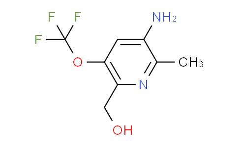 3-Amino-2-methyl-5-(trifluoromethoxy)pyridine-6-methanol