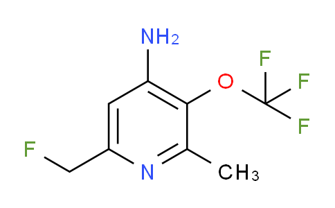 4-Amino-6-(fluoromethyl)-2-methyl-3-(trifluoromethoxy)pyridine