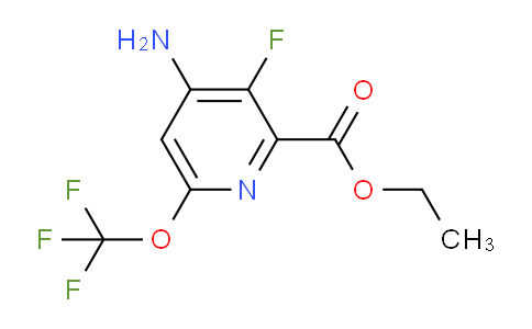 Ethyl 4-amino-3-fluoro-6-(trifluoromethoxy)pyridine-2-carboxylate