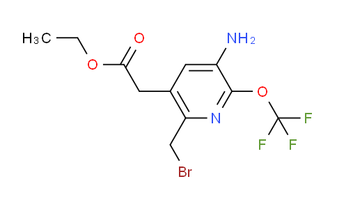 AM19198 | 1804540-62-2 | Ethyl 3-amino-6-(bromomethyl)-2-(trifluoromethoxy)pyridine-5-acetate