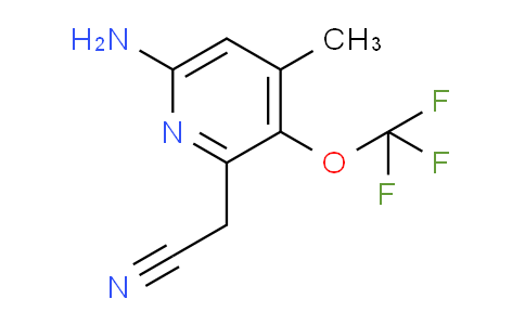 6-Amino-4-methyl-3-(trifluoromethoxy)pyridine-2-acetonitrile