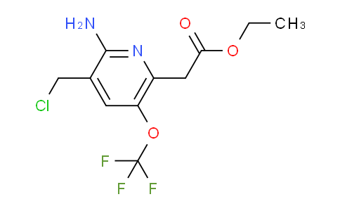 AM19203 | 1803988-99-9 | Ethyl 2-amino-3-(chloromethyl)-5-(trifluoromethoxy)pyridine-6-acetate