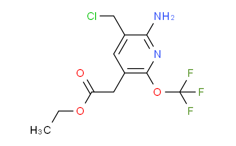AM19205 | 1806217-57-1 | Ethyl 2-amino-3-(chloromethyl)-6-(trifluoromethoxy)pyridine-5-acetate