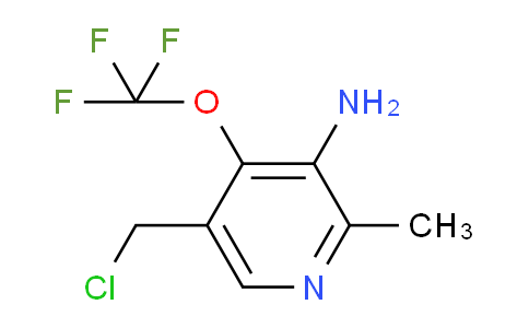 3-Amino-5-(chloromethyl)-2-methyl-4-(trifluoromethoxy)pyridine